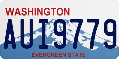 WA license plate AUI9779
