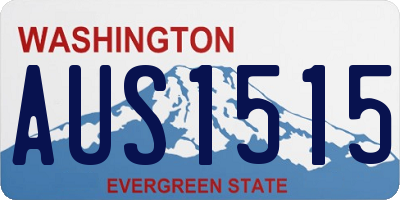 WA license plate AUS1515