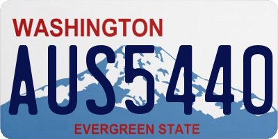 WA license plate AUS5440