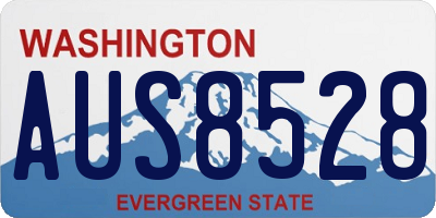 WA license plate AUS8528