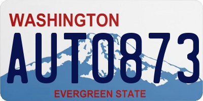 WA license plate AUT0873
