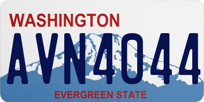 WA license plate AVN4044