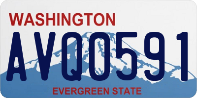 WA license plate AVQ0591