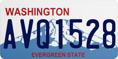 WA license plate AVQ1528