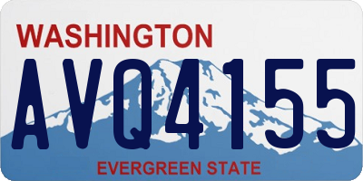 WA license plate AVQ4155