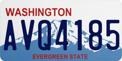 WA license plate AVQ4185