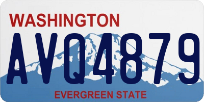 WA license plate AVQ4879