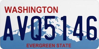 WA license plate AVQ5146