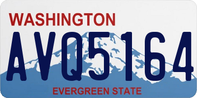 WA license plate AVQ5164
