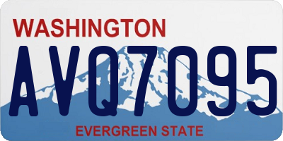 WA license plate AVQ7095
