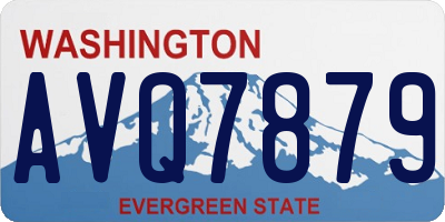 WA license plate AVQ7879