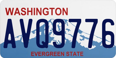 WA license plate AVQ9776