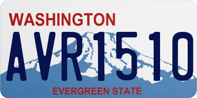 WA license plate AVR1510
