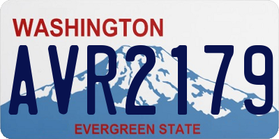 WA license plate AVR2179