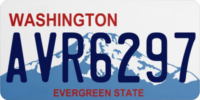 WA license plate AVR6297