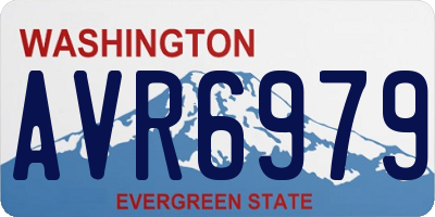 WA license plate AVR6979
