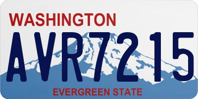 WA license plate AVR7215