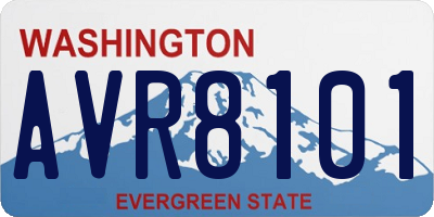 WA license plate AVR8101