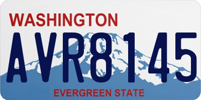 WA license plate AVR8145