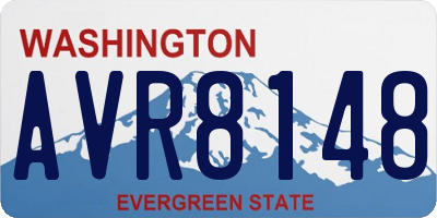 WA license plate AVR8148