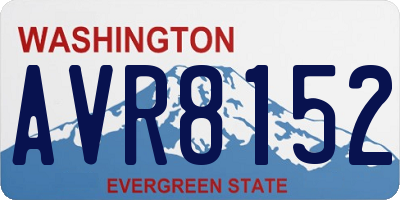 WA license plate AVR8152