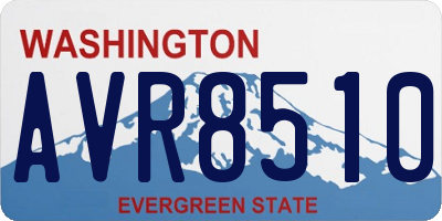 WA license plate AVR8510