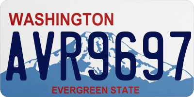 WA license plate AVR9697