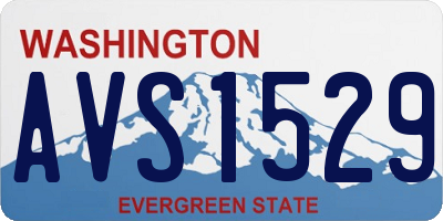 WA license plate AVS1529