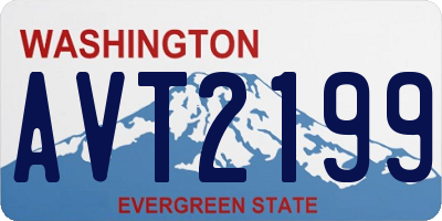 WA license plate AVT2199