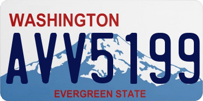 WA license plate AVV5199