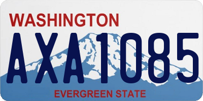 WA license plate AXA1085