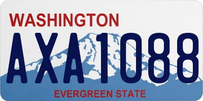 WA license plate AXA1088