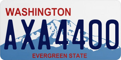 WA license plate AXA4400