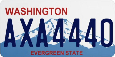 WA license plate AXA4440