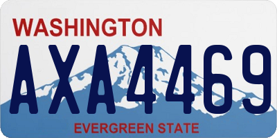WA license plate AXA4469