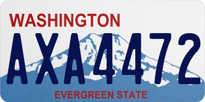 WA license plate AXA4472