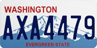 WA license plate AXA4479
