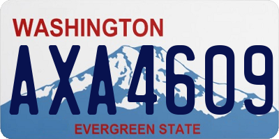 WA license plate AXA4609