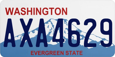 WA license plate AXA4629
