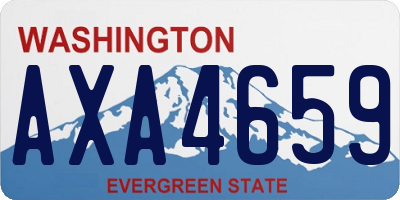 WA license plate AXA4659