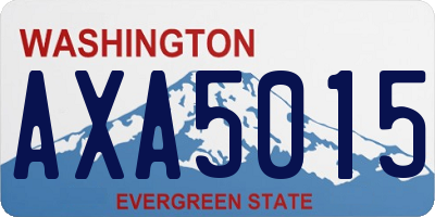 WA license plate AXA5015