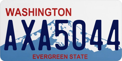 WA license plate AXA5044