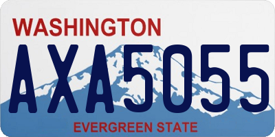 WA license plate AXA5055