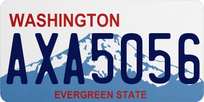 WA license plate AXA5056