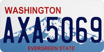 WA license plate AXA5069