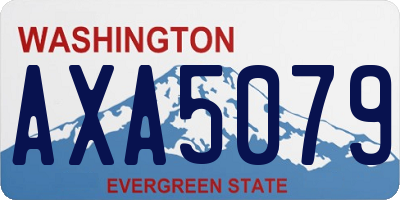 WA license plate AXA5079