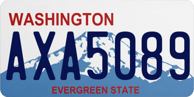 WA license plate AXA5089