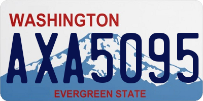 WA license plate AXA5095