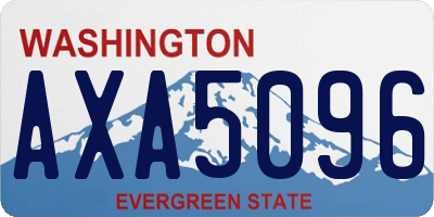 WA license plate AXA5096