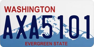 WA license plate AXA5101